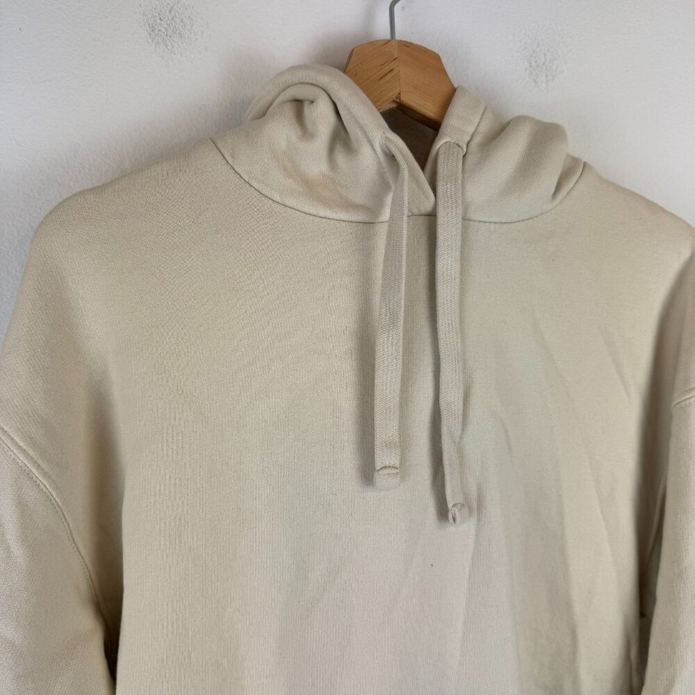 Pull&Bear Cream Basic Hoodie M - image 3